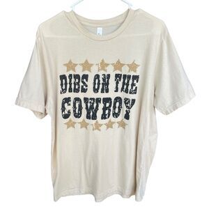 Cowboy Novelty Shirt Womens Extra Large XL‎ Cotton Country Western Star